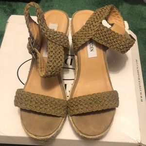 Steve Madden Brussels Tobacco Espadrilles Size 7